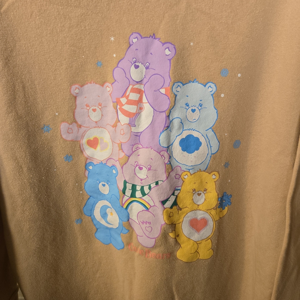 Grayson Social Care Bears Nightgown XL Brown Vintage Style Y2k - Picture 3 of 5